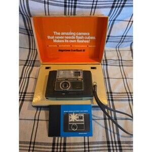 Vintage Keystone‎ Everflash 10 Instant Loading Electronic Flash Camera UNTESTED